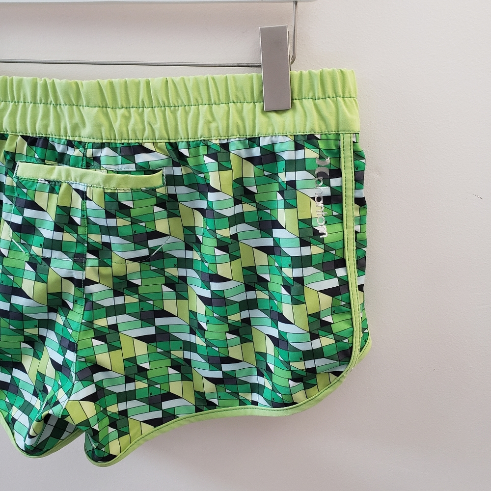 ❌SOLD❌Hurley Green Pattern Swim Short, Sz L - Picture 5 of 7